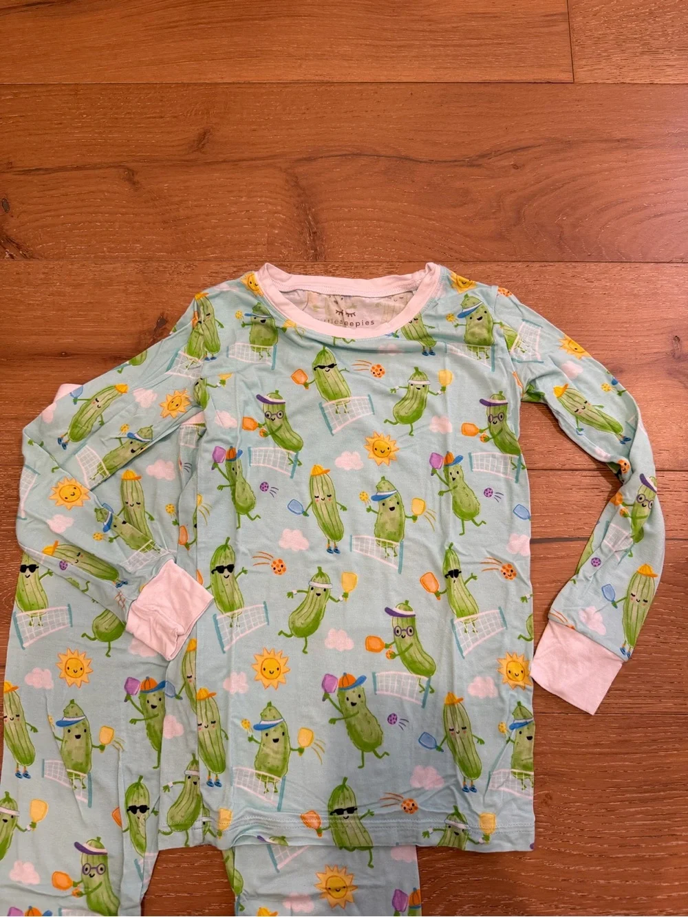 Little Sleepies Pickle Power Pajama Set - size 7/8
